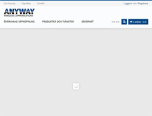 Tablet Screenshot of anyway.se